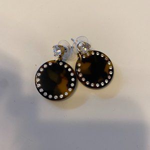 FINAL CHANCE J Crew Cheeta Dangles with Rhinestones